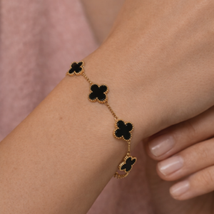black clover bracelet close up